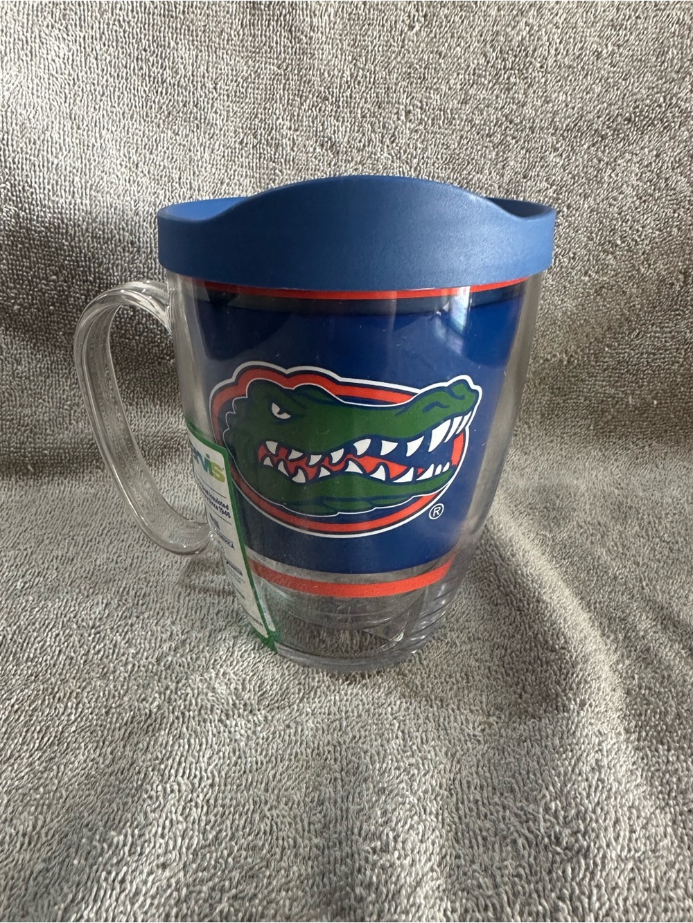 University of Florida Gators Blue Insulated Travel Mug with Handle